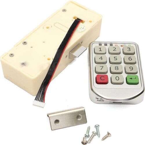 Intelligent Digital Password Lock Electronic Door Lock Keypad Candad Number Code Locks for Cabinet Door Intelligent Drawer Safer