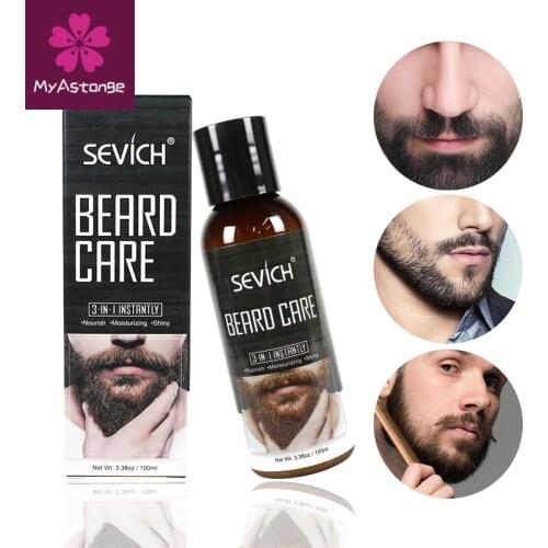 Sevich 100ml Beard Care Nourish Beard Conditioner Hair Loss Products Whiskers Conditioner for Moisturizing Beard Styling