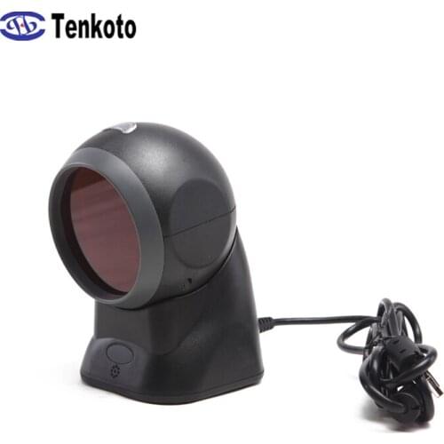 Laser 20 Lines USB Desktop Omnidirectional 1D Laser Barcode Scanner POS Barcode Reader for Retail Store/Supermarket