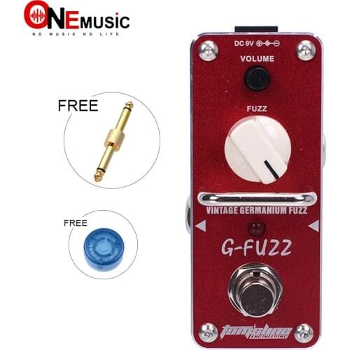 New AROMA AGF-3 G-FUZZ Vintage Germanium Fuzz Effect Mini Analogue Effect True Bypass+Free Connector