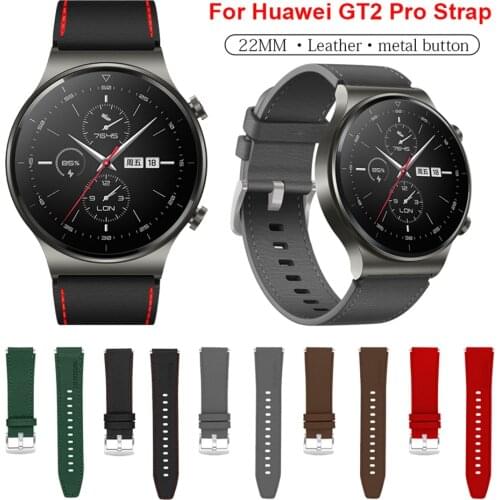 Original Leather Strap For Huawei Watch GT 2 Pro Band Replacement Wristband Smart Bracelet For Huawei GT2 Pro Watch Accessories