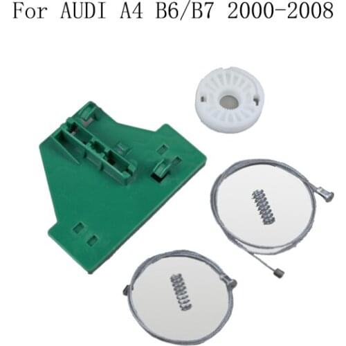 For AUDI A4 B6/B7 2000-2008 Power Electric Car Window Regulator Window Lifter Repair Kit Set Rear Left