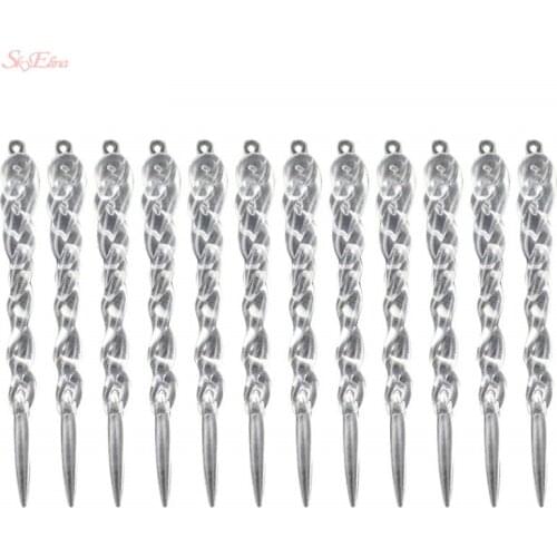 Christmas Decorations Simulation Ice Decor Props Winter Party Home Decor 2022 Fake Icicle Xmas Tree Hanging Ornament 5z