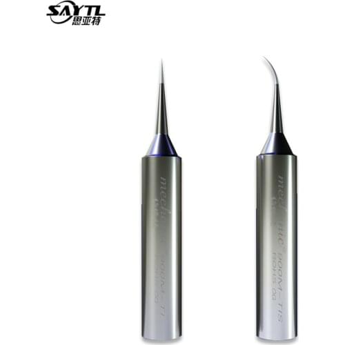 SAYTL 900M-T Oxygen-free Copper Sharp Soldering Iron Tip Welding Tips for 936/937 Sharp Fly Line Soldering Station Tool Kit