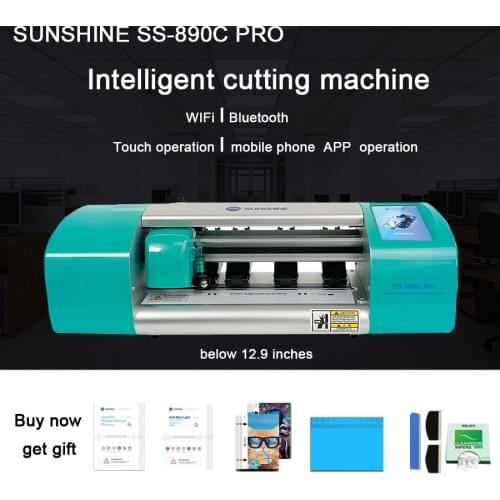 Sunshine SS-890C PRO 12.9 Inch Intelligent WIFi+Bluetooth Film Cutter For AirPods iPads Phone Watches Laptops Sheet Tape Cut