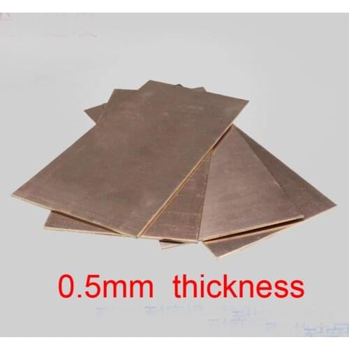 0.5mm thickness BeCu board beryllium copper plank Cu-Be plate BerylliumBe sheet beryllium bronze Glucydur beraloy C17200 QBe2