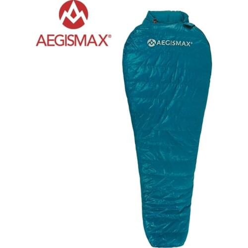 AEGISMAX Outdoor Camping Ultralight Mummy 95% 800FP Goose Down Sleeping Bag Spring Autumn Winter Tent Light weight Sleeping Bag