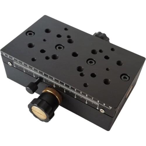 X-Axis Manual Displacement Station Optical Sliding Table Manual Linear Stage Platform 75mm PT-SD103P