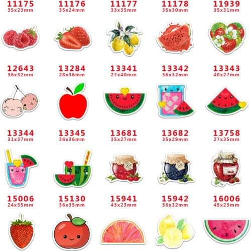 10 pcs Food Resin Flatback for Hair Bows Planar Resin Crafts Custom Resin for DIY Phone Decorations PR11175