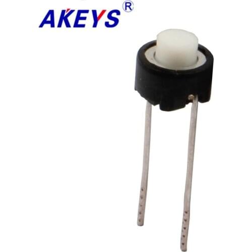 10PCS TS-D026 6*6 Round touch switch middle 2 pin DIP type tact switch