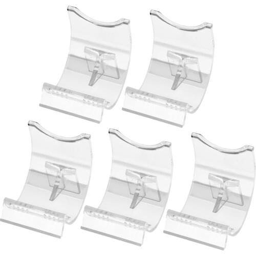 5-Pack Acrylic Display Stand Clear Holder Support Bracket for Lighter/ Jewelry / Watch - 5 X 5 X 4CM
