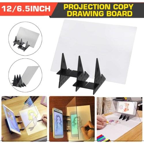 6/12 inch Portable Painting Magic Painter Projection Anime Copy Stereoscopic Pc Child Tracing Board Fan Copy Station