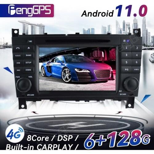 Android 11.0 CD DVD Player For Mercedes Benz C-Class W203 2004-2007 Multimedia Headunit GPS Navigation Auto Stereo Carplay PX6
