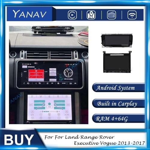Android Car Radio GPS navigation For Land Range Rover Executive Vogue 2013-2017 Air Conditioning Control Touch LCD HD Screen