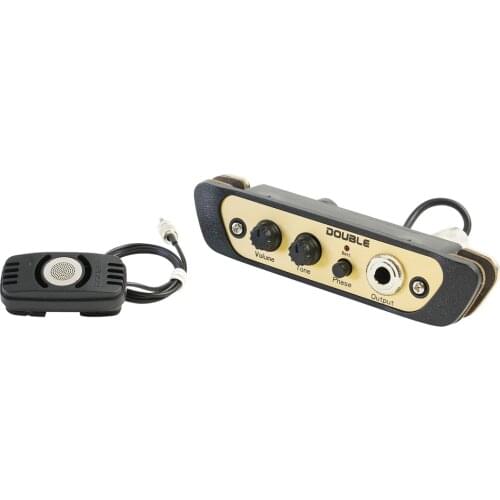 DOUBLE CJ01L Cajon Preamp Pick Up for Drum Pickup Active Soundhole Preamp and Microphone Musical Instruments Accessories