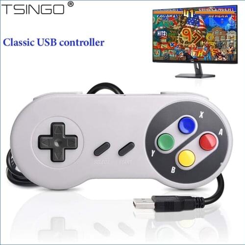 TSINGO Classic USB Wired Joypad Joystick Universal 150cm Gamepad PC Video Games Controller forPC, Laptop, Macbook