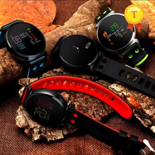 Best selling old man healthy blood pressure color screen smart watch men fitness bracelet relogio inteligente activity tracker