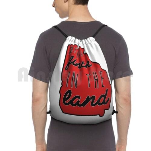 Nothing Finer Uga Sticker Backpack Drawstring Bag Riding Climbing Gym Bag Uga University Of Georgia Georgia University