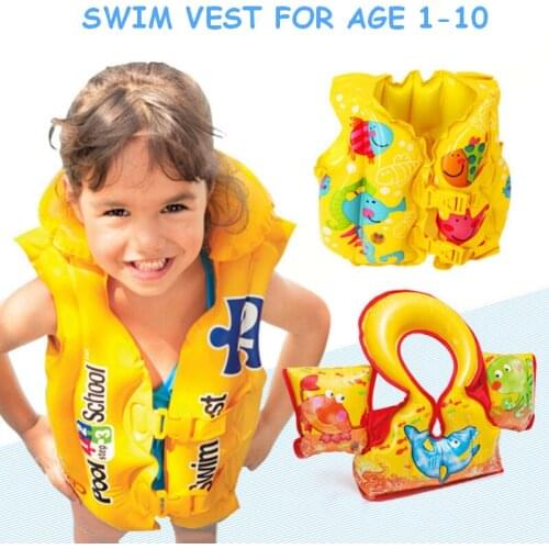 New Puddle Jumper Summer Baby Kids Inflatable Swim Life Jacket Buoyancy Safety Child Life Vest Float Swimming Aid For Age 1-10