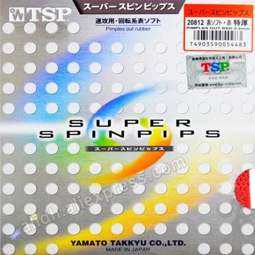 Original TSP Super SpinPips 20812 pimples out table tennis rubber table tennis rackets racquet sports