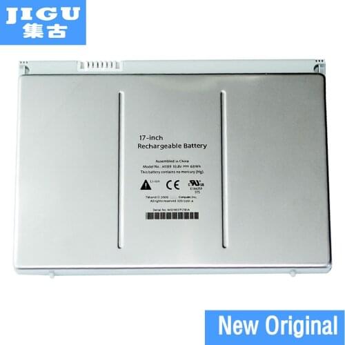 JIGU Free shipping A1189 Original Laptop Battery For APPLE MA092CH/A MA611B/A MA897J/A MB166B/A MA458G/A