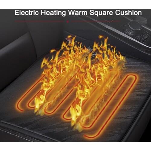 12V Electric Heating Car Seat Cushion Winter Car Seat Heated Cushion Warm Pad Car Seat Cover Pad
