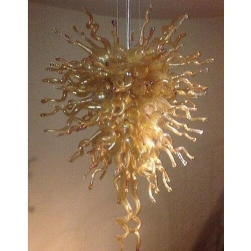 Modern New Design Decorative Hand Blown Glass Chandelier with LED Bulbs