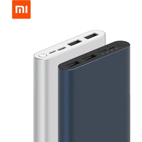 New Xiaomi Mi Power Bank 3 10000 mAh External Battery portable charginQuick Charge 10000mAh Powerbank Supports 18W Charging