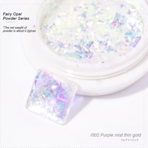 1 Pcs Nail Art Glitter Opal Nail Sequins Polarized Powder Dreamy High Glitter Aurora Nail Art Accessories Nail Art