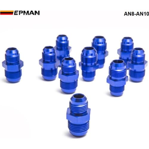 10PCS/LOT Hose End Fitting/ Oil cooler fitting AN8-AN10 for BRAIDED HOSE FUEL OIL WATER TK-FITTING AN8-AN10
