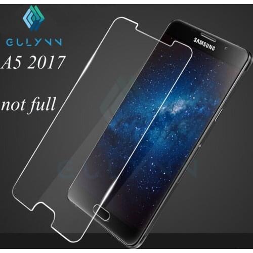2PC/LOT GULYNN NEW For Glass Samsung A5 2017 Screen Protector Tempered Glass For Samsung Galaxy A5 2017 Glass A520 SM-A520F Film