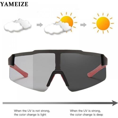 2021 Photochromic Sun Glasses for Men Polaroid Sport Fishing Sunglasses Outdoor Glasses Male Mountain Bike Eyewear Goggles Oculo