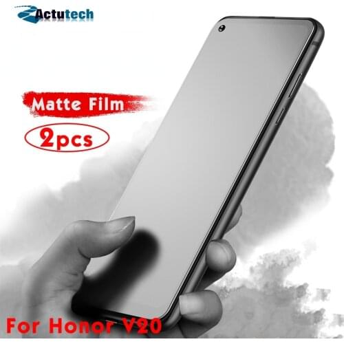 4 Styles) 2Pcs/lot Matte Screen Protector For Huawei Honor V 20 Tempered Glass For honor view 20 Tempered Glass Anti-blue Light