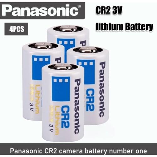 4pac New Original Panasonic CR2 3V CR15H270 850mah Lithium Battery Camera Batteries