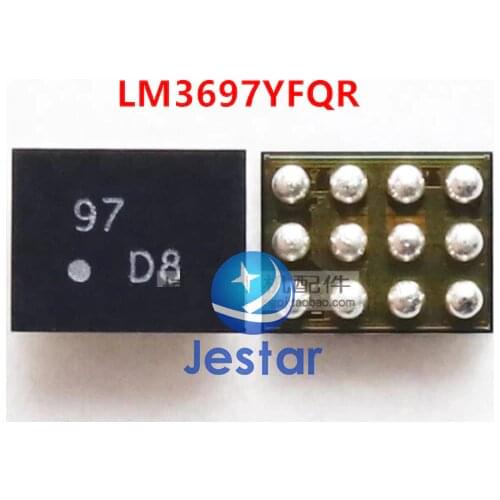 2-10pcs Lm3697 LM3697YFQR mark D8 12pin backlight light control IC for OPPO A57 R9SK R9plus vivo X5SL Y83 xiaomi