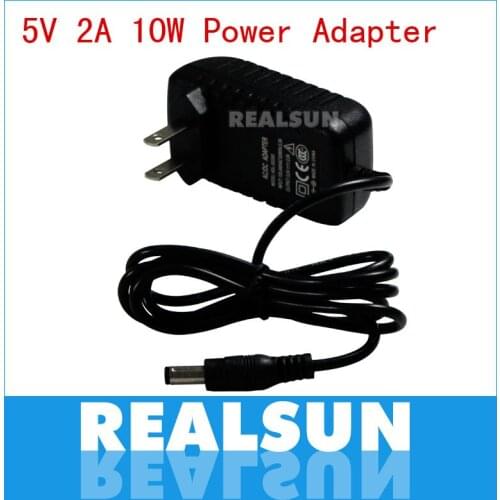 50pc/lot 10W Power Supply Wall Charger Adapter AC 100-240V to DC 5V 2A Converter EU/US/ Plug High Quality Free DHL