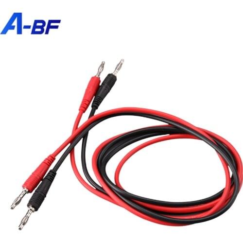 A-BF Power Test Line Double Head Banana Plug to Fish ClipTesting Cable High Voltage Test DC Power Supply Alligator Clips Test