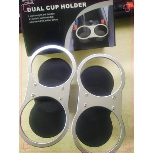 Car water cup holder one split two cup holder double cup holder vehicle multifunctional storage rack for Volkswagen car