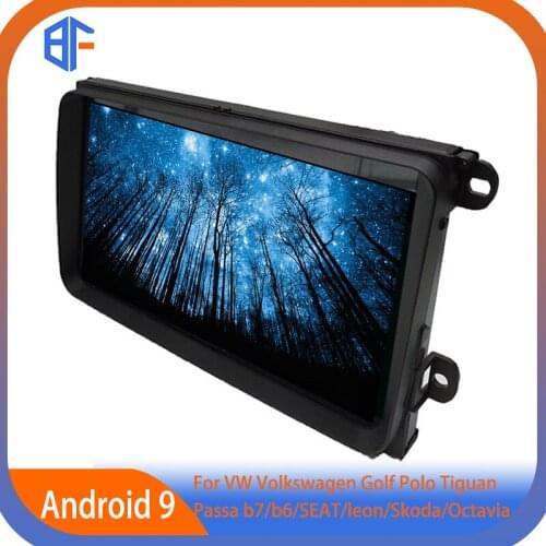 BF 9 inch Car radio Quad Core Car Navigation GPS for VW Volkswagen Golf Polo Tiguan Passa b7/b6/SEAT/leon/Skoda/Octavia