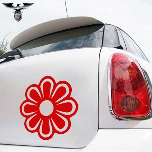 EmpireYing 3 Size 8 Colors Decorate Beautiful Life Daisy Flower Funny Car Sticker Truck Bumper Door Home Decor Vinyl Decal Gifts