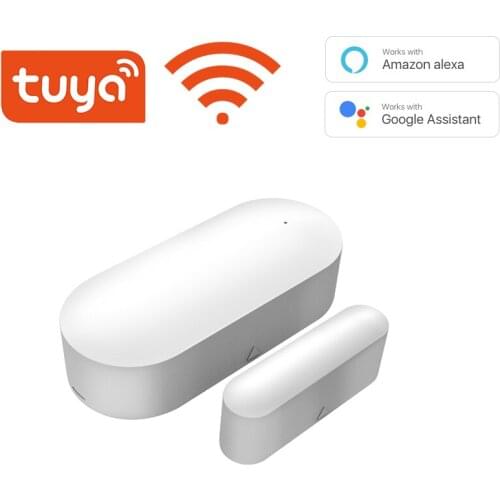 Tuya Smart WiFi Door Sensor Door Open / Closed Detectors Compatible With Alexa Google Home Smar tLife APP Free Customised LOGO