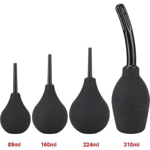 For Men Women Head Nozzle Tip Plug Anal Shower Vagina Cleaner Douche Anal Cleaner Enema Bulb Enema Cleaning Container