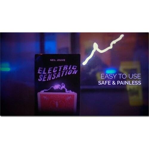Electric Sensation (Gimmick and Online Instructions) by Neil Jouve Card Magic Tricks Illusion Street Magic Poker Magic Show Fun