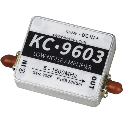 KC9603 1.5G 20dB Low Noise Amplifier LNA 5MHz-1500MHz