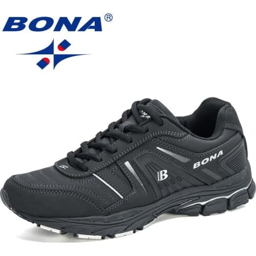 BONA 2021 New Designers Luxury Brand Men Sneakers Walking Shoes Deportivas Hombre Outdoor Footwears Man Leisure Shoes Mansculino