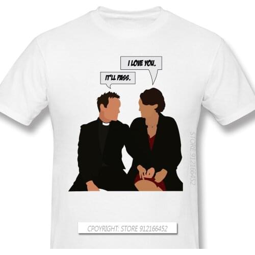 It'll Pass Shirt Men 100% Cotton Short Summer Sleeve TShirt Comedy Fleabag British TV Series Loose T-Shirt