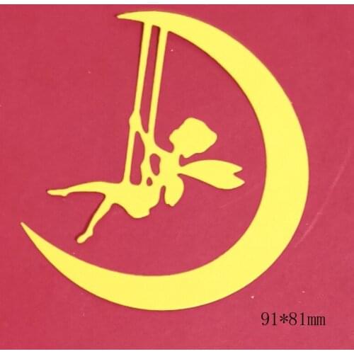 Metal cutting dies girl fairy swing craft cut die Scrapbooking craft paper knife mould blade punch stencils dies template 2021