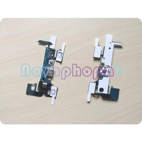 Novaphopat For Samsung A5 A500F A500M charger Charging Port Connector Micro USB Dock Port flex cable Mic Microphone Replacement