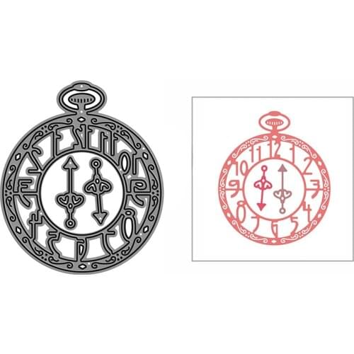 New Pocket Watch Hour Hand Craft Embossing 2021 Metal Cutting Dies for DIY Album Card Making and Scrapbooking Decor No Stamp Set
