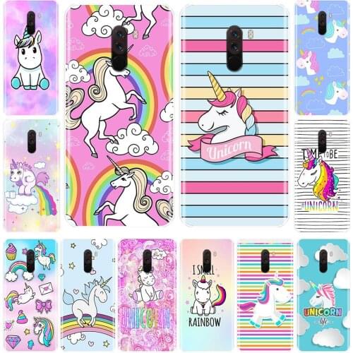 Rainbow Unicorn For Xiaomi Redmi Note 4 4X 5 5A 6 Pro Prime Soft TPU Phone Case Silicone Pocophone F1 Redmi S2 4A 5A 6A 5 Plus
